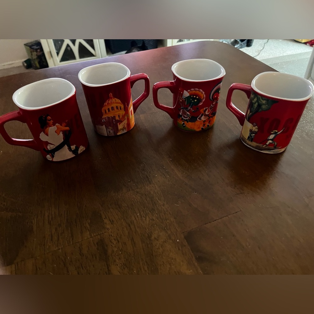 Nescafe Clasico Mexico Set of 4 Mugs